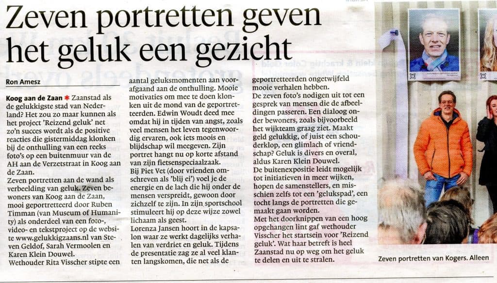 NH Dagblad/Dagblad Zaanstreek, 5 april 2018