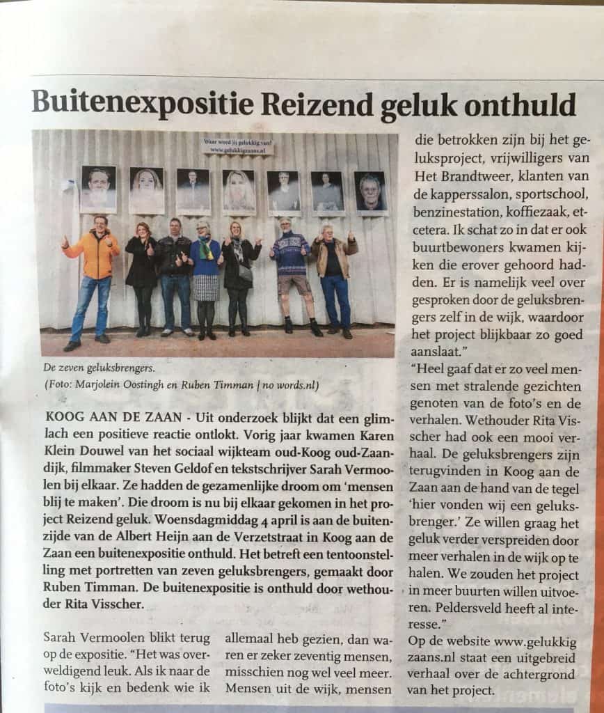 Gelukkig Zaans, Zaans Stadsblad