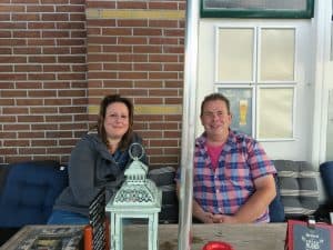 Peter Rutz en Marissa Stuiver, beheerders Food aan de Saen, foto Sarah Vermoolen