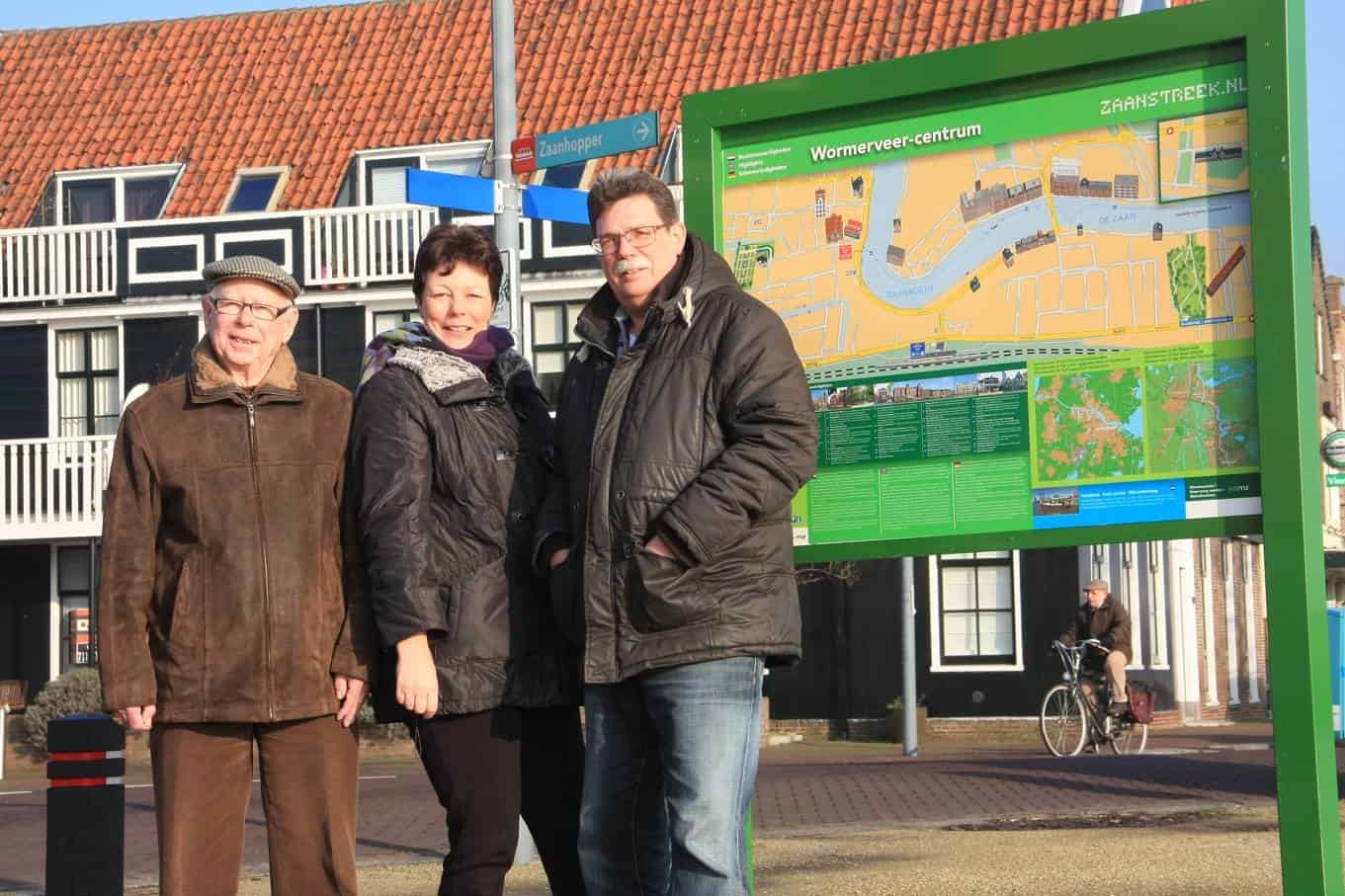 Bestuur WHM met van links naar rechts Antoon Nijhoff, Mieke Pasman en Joost Kuipers