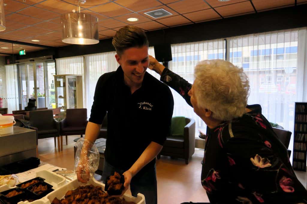 Visje halen bij verzorgingstehuis Evean 8 staten