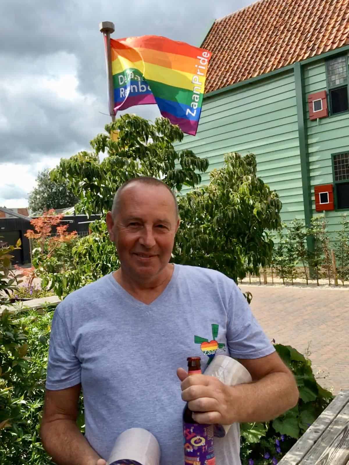 Frankie bij Brouwerij Hoop